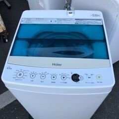 安い・配送可能　ハイアール 4.5kg 全自動洗濯機　ホワイトHaier JW-C45A-W