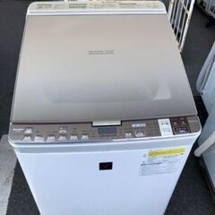 安く出品・参考上代11万　シャープ 洗濯乾燥機 タテ型 プラズマクラスター搭載 8Kg ゴールド ES-GX8A-N