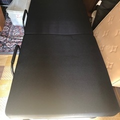 【中古】折りたたみ式シングルベッド