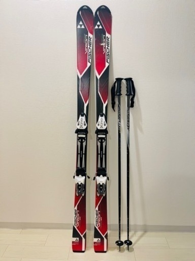 【決まりました】【美品】フィッシャー スキー板 165cm ★ スキーケース付き