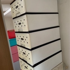 レトロな衣装ケース　5つセット