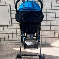（取引中）コンビ　ベビーカー　F2plus ターコイズの画像