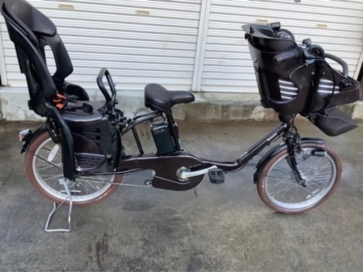 190 パナソニック最新機種電動アシスト自転車gyutto20インチ　パープルボディー