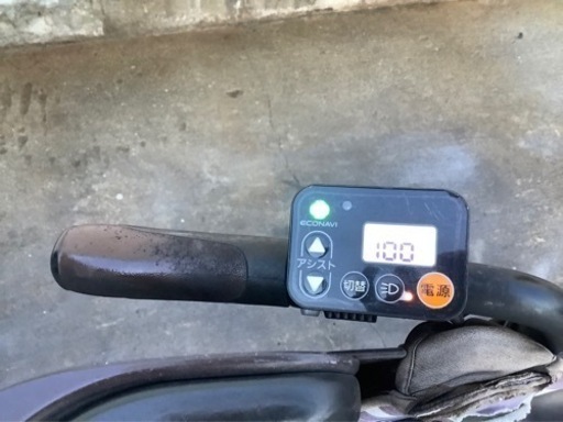190 パナソニック最新機種電動アシスト自転車gyutto20インチ　パープルボディー