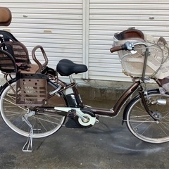 192 ブリヂストン新機種電動アシスト自転車angelino22-26インチ　ブラウン