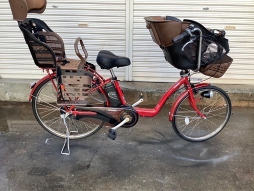 195 パナソニック新機種電動アシスト自転車gyutto22-26インチ　オレンジ？