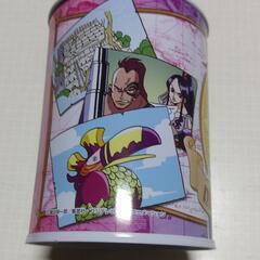 ワンピース　貯金箱　スチール缶の画像