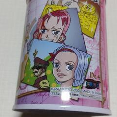 ワンピース　貯金箱　スチール缶の画像