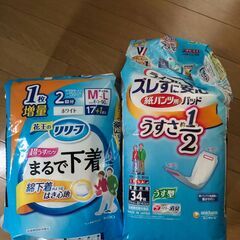 大人用紙おむつ　リリーフまるで下着　ズレずに安心パッド