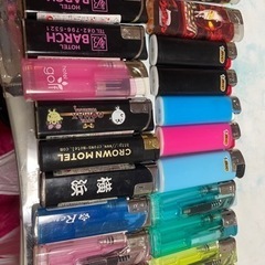 使い捨てライター大量