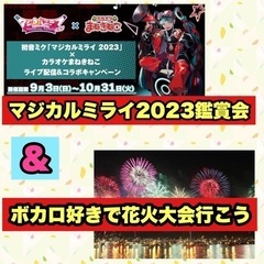 ボカロ好きな人で花火大会🎆女性主催