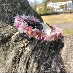 花かんむり　七五三　ファーストバースデー　ハーフバースデー　ニューボーンフォト　花嫁　ドール　リングガール　リングボーイの画像