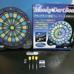 ムーディー ダーツボード+ユニコーン ハードダーツ ブラックライト