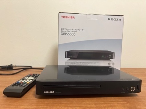 TOSHIBA REGZA Blu-rayディスクプレイヤー(リモコン/説明書付き)