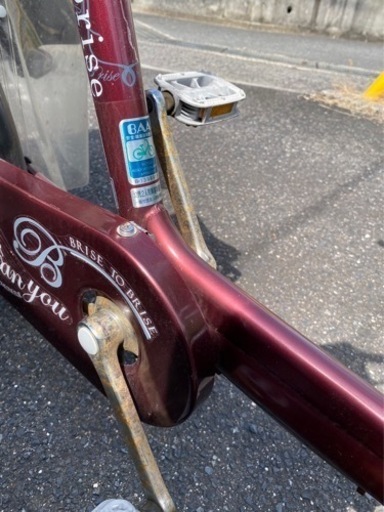 【お取引中】子ども乗せ 自転車 (自転車用チャイルドシート付き)
