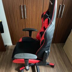 【GT-RACING】ゲーミングチェア　赤　レッドの画像