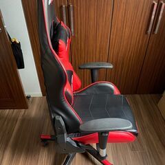 【GT-RACING】ゲーミングチェア　赤　レッドの画像