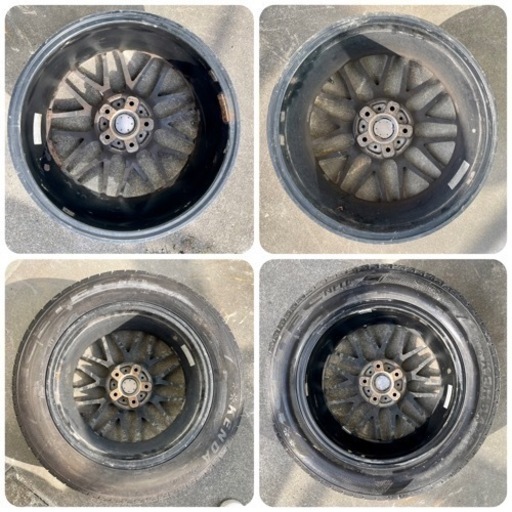 215/60R17 中古スタッドレスタイヤホイール付き　ホイール日本製