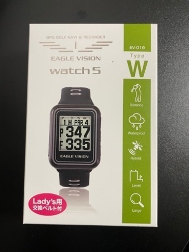 朝日ゴルフ　イーグルビジョン　ウォッチ５　 EV-019　 腕時計型GPSゴルフナビ