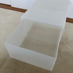 (受付終了)ポリプロピレン収納ケース　お譲りしますの画像