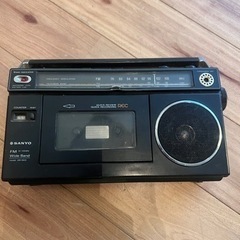 【ジャンク】三洋電機　SANYO MR-1800 ポータブル ラジカセ