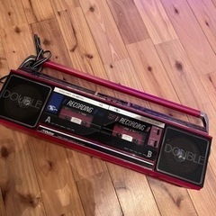 【激レア】当時物 Victor ビクター ラジカセ RC-W77