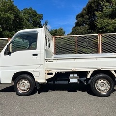 平成11年 サンバートラック JA TT2 ホワイト 4WD MT AC 走行14.1万キロ 一時抹消の画像