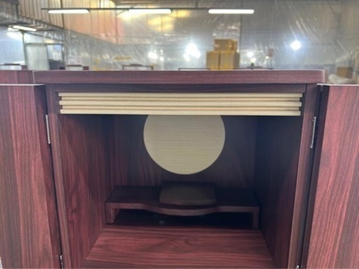 新品お仏壇 モダン ミニ 12号 お供え用スライド式 小型仏壇