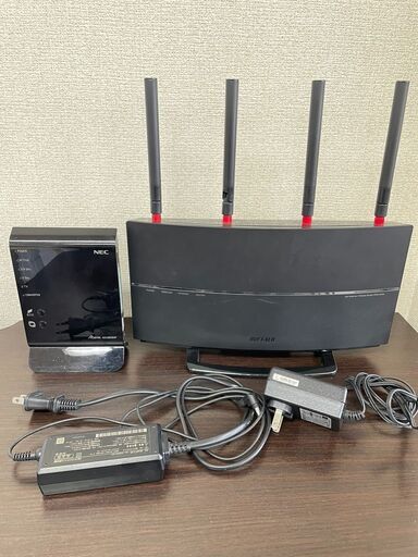 【売ります】WiFiルーター2台｜BUFFALO〔WXR-2533DHP2〕＆NEC〔AtermWG1800HP〕お得！