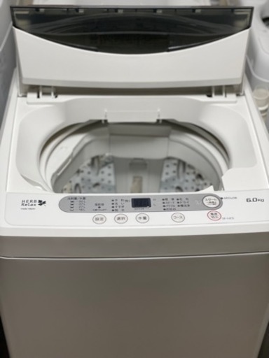 送料・設置込み　洗濯機　6kg ヤマダ　2018年