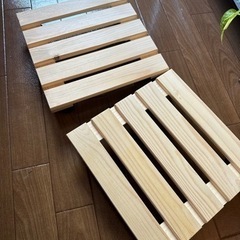 キャスター付きすのこ　2個セットの画像