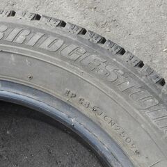 【T-012】195/60R15 中古スタッドレスタイヤ4本セット☆ブリジストン BLIZZAK REVO GZの画像