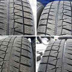 【T-012】195/60R15 中古スタッドレスタイヤ4本セット☆ブリジストン BLIZZAK REVO GZの画像