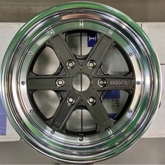 K-BREAK ケイブレイク BEECAS BEE-Ⅱ 17インチ 8.5J INSET +19 PCD139.7 6H ガンメタ 新品未使用 展示品 ハイエース キャラバン等 深リムの画像
