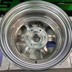 K-BREAK ケイブレイク BEECAS BEE-Ⅱ 17インチ 8.5J INSET +19 PCD139.7 6H ガンメタ 新品未使用 展示品 ハイエース キャラバン等 深リムの画像