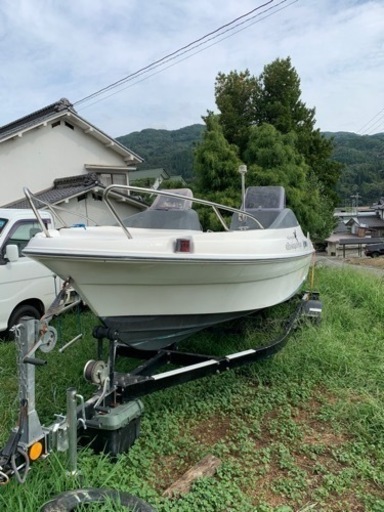 ヤマハ SRV20 船外機SUZUKI 60馬力（新品未使用）ホンデックス魚探付き　20rtトレーラー付き