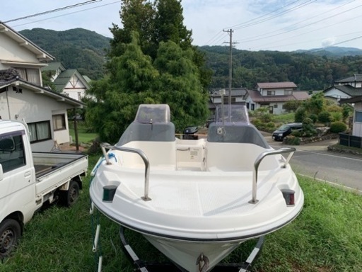 ヤマハ SRV20 船外機SUZUKI 60馬力（新品未使用）ホンデックス魚探付き　20rtトレーラー付き