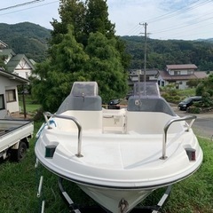 ヤマハ SRV20 船外機SUZUKI 60馬力（新品未使用）ホンデックス魚探付き　20rtトレーラー付きの画像