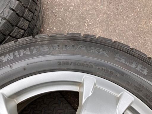 メルセデス ベンツ 純正ホイール 20インチ DUNLOP WM SJ8 285/50R20 2019年製 タイヤバリ山 GLクラス Gクラス PCD112 20×8.5J ET56