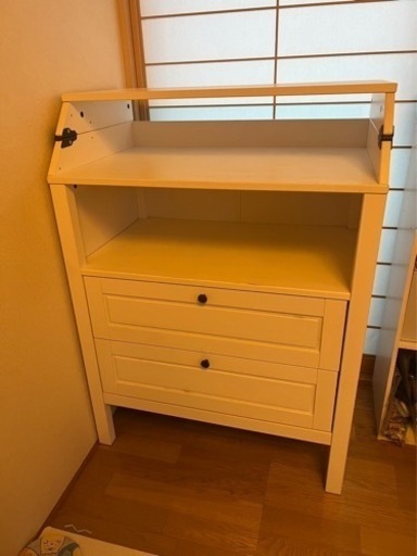IKEAのおむつ替え台　SUNDVIK スンドヴィーク