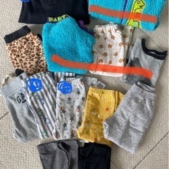 【まとめ売り】男の子用秋冬物衣類　アウター　パーカー　レギパン　...