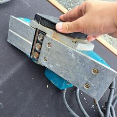 マキタ 電動カンナ 破損ありの画像
