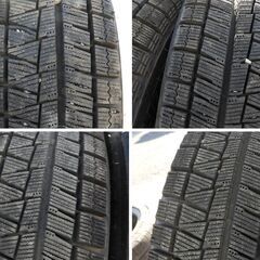 【T-043】165/70R14 中古スタッドレスタイヤ4本セット☆ブリジストン BLIZZAK REVO GZの画像
