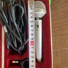 東芝単一指向性 ダイナミックマイクロホン OB-7102A ウインドスクリーン付 600の画像