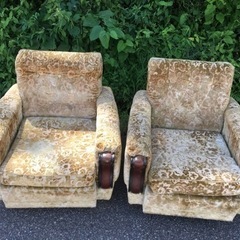 昭和レトロ　ソファー　の画像