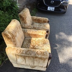 昭和レトロ　ソファー　の画像