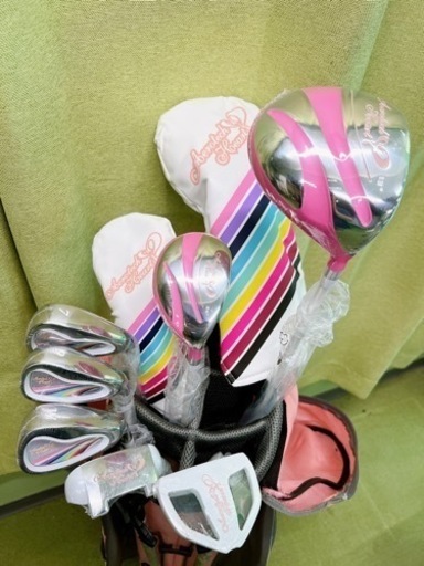 ☆新品未使用☆ゴルフクラブセット レディースピンクセット☆