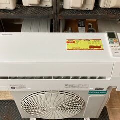 K04520　ハイセンス　2019年製　中古エアコン　主に6畳用　冷房能力　2.2KW ／ 暖房能力　2.2KW