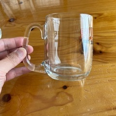 中古　アサヒ生ビールジョッキ　2個セットの画像