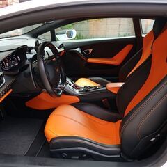 検査7年2月ウラカン LP610-4 4WD オレンジ/ブラックレザー/ガラスエンジンボンネット/OP鍛造MIMAS20インチ/HDDナビ/バックカメラ/点検記録簿の画像
